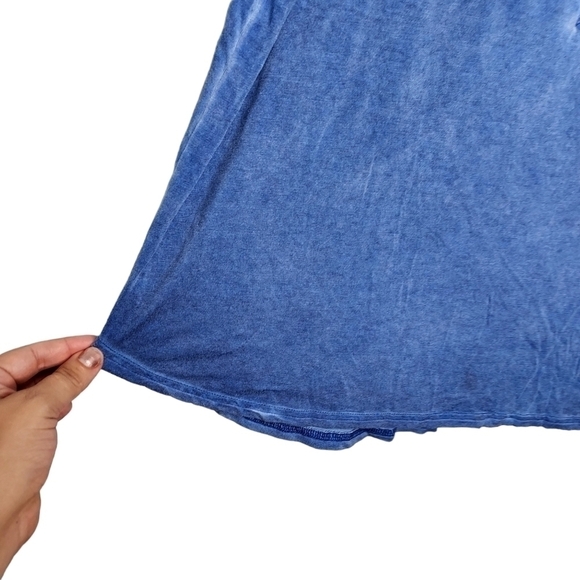 JANE AND DELANCEY WOMENS SLEEVELESS BLUE TOP SIZE XL - Picture 2 of 7